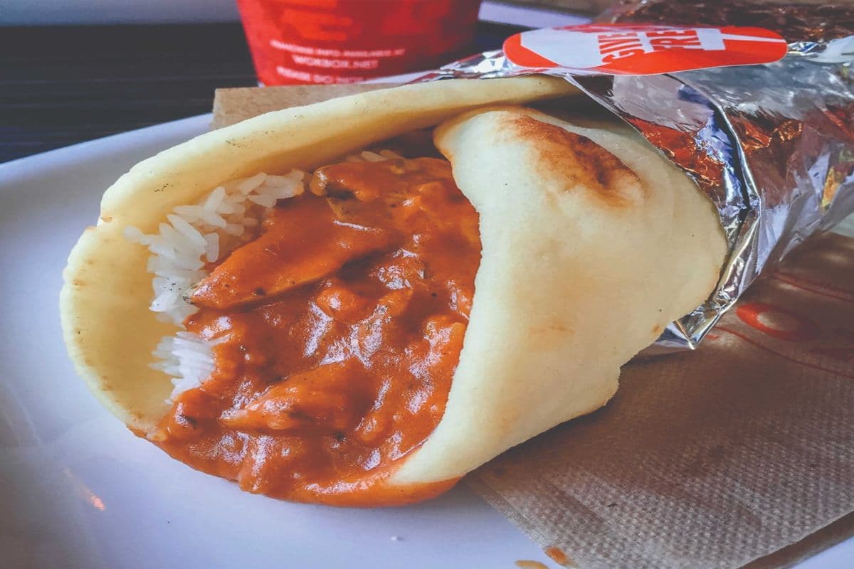 Butter Chicken Pita