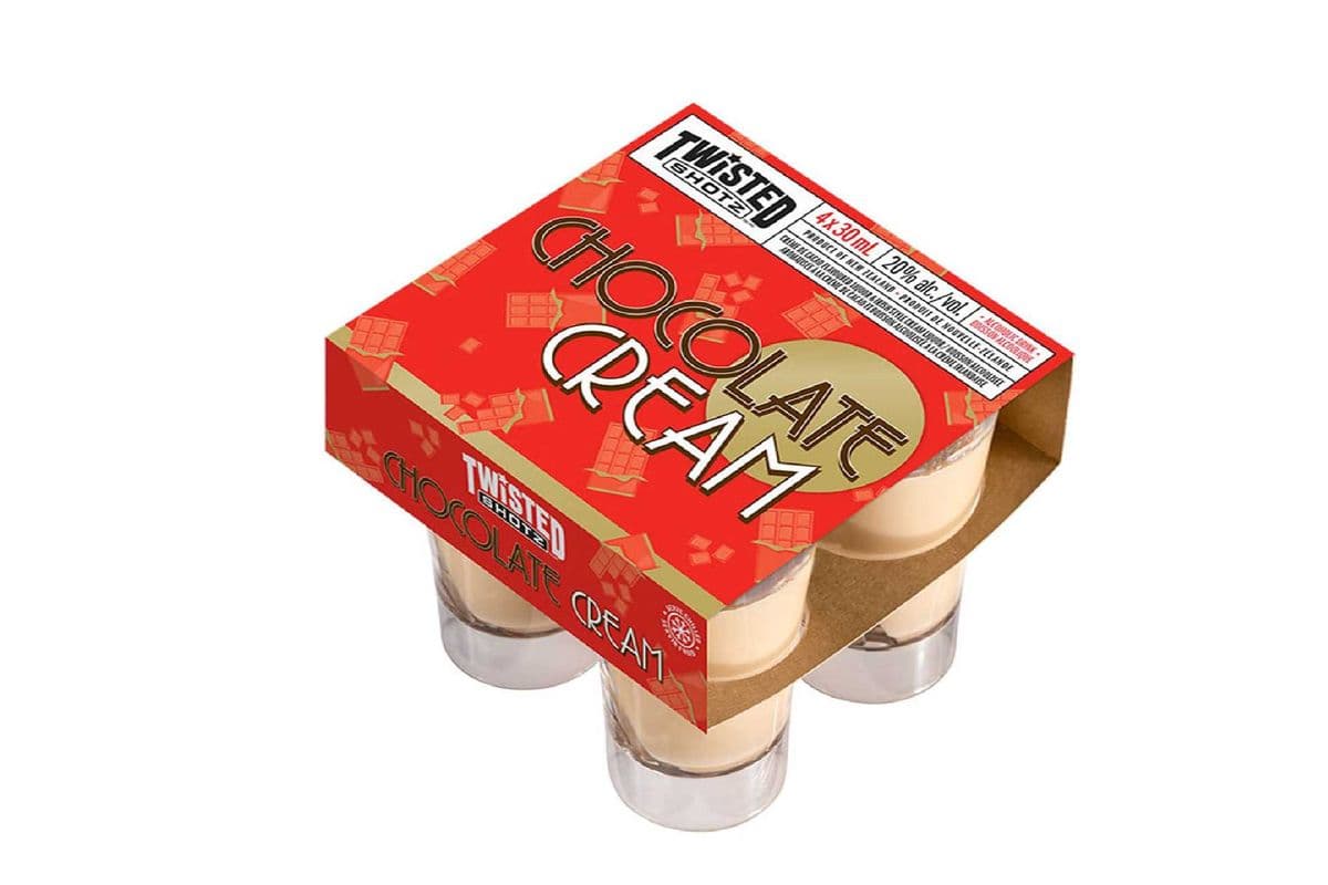 732442. TWISTED SHOTZ CHOCOLATE CREAM (4 x 30ML)