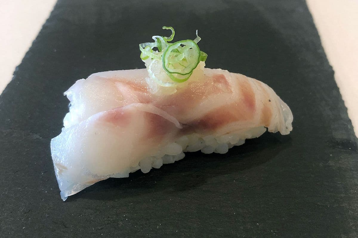 Suzuki Seabass Nigiri