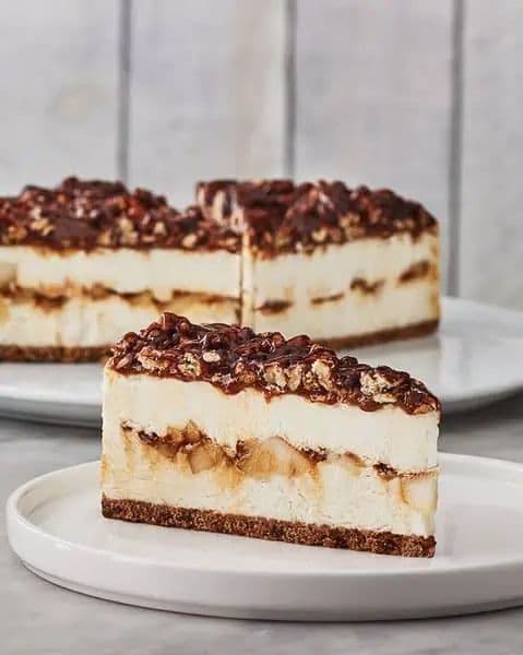 Apple Caramel Cheesecake