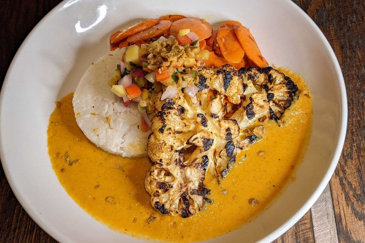 Coconut Curry Cauliflower