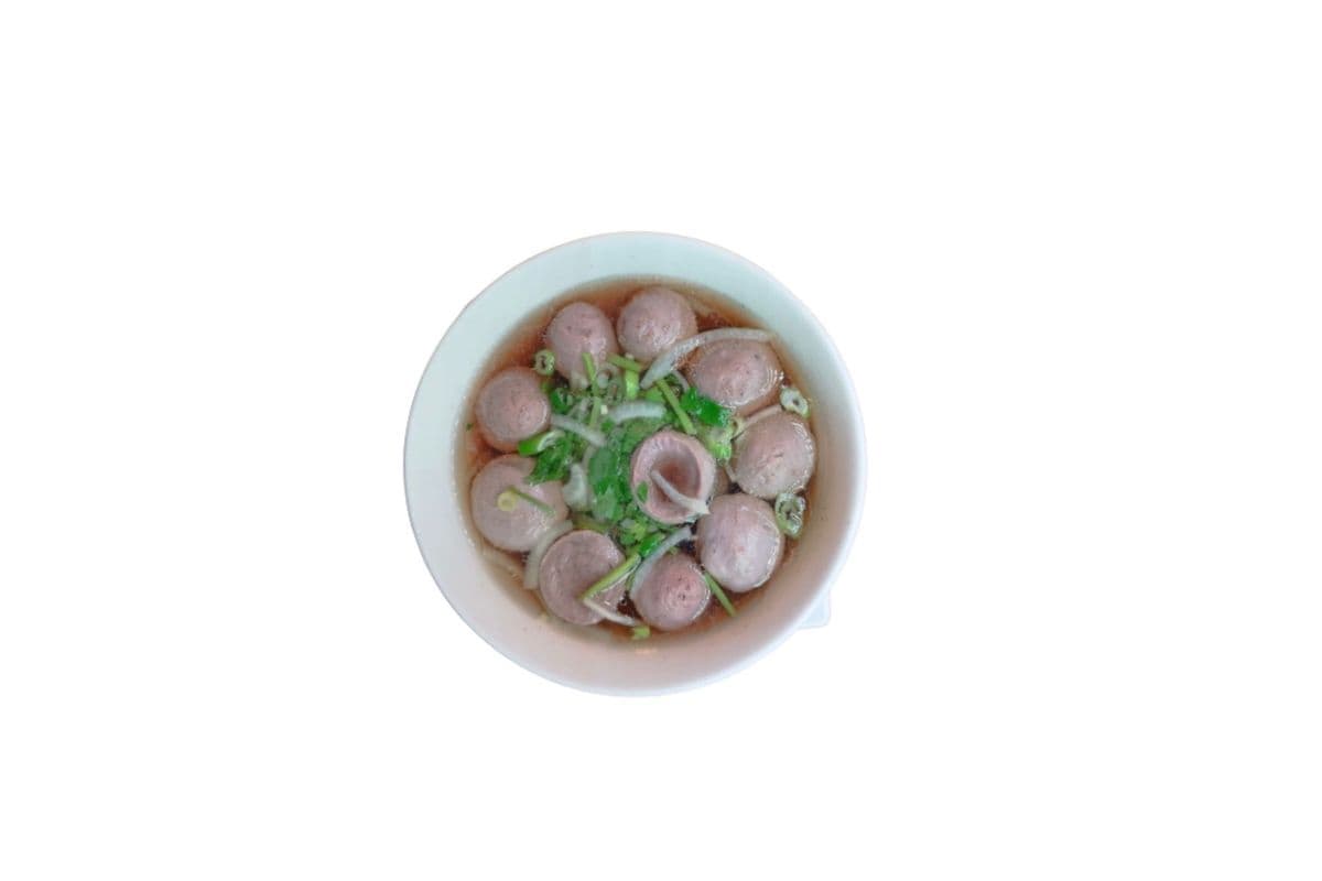 25. Large Beef Ball and Rice Noodle Soup - Pho Bo Vien