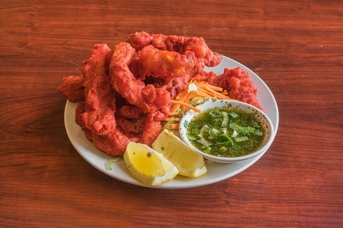 A10. Fish Pakoras (10 pcs)