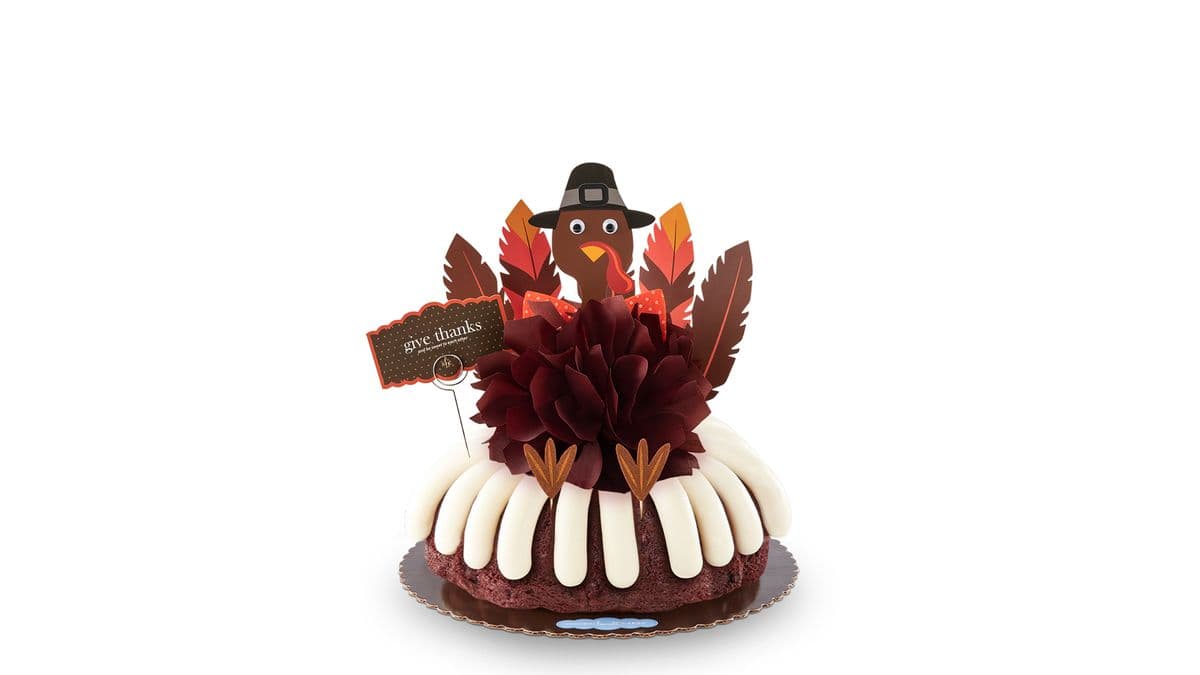 Give Thanks Decorated Bundt