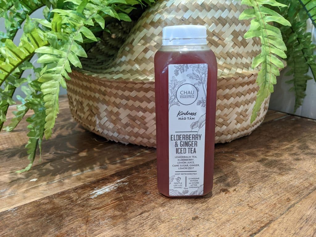 Elderberry & Ginger Iced Tea Bottle
