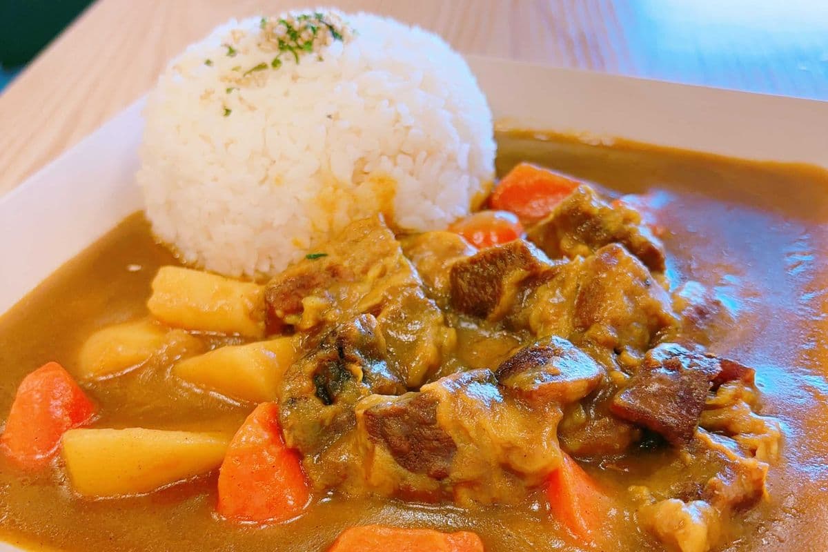 Curry Beef Brisket with Rice