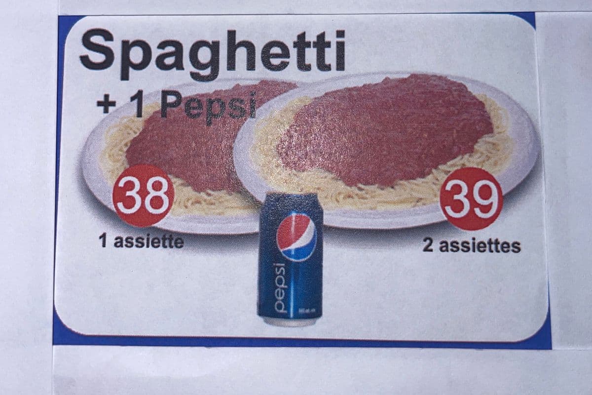 #39 Combo : 2 spaghettis + 2 coke
