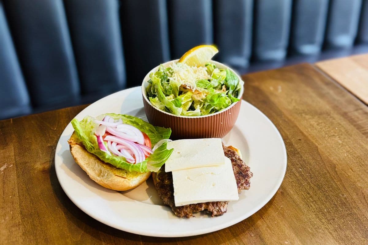 Mediterranean Lamb Burger