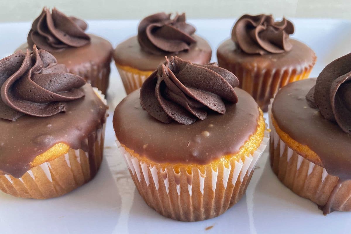 Boston Cream Cupcake