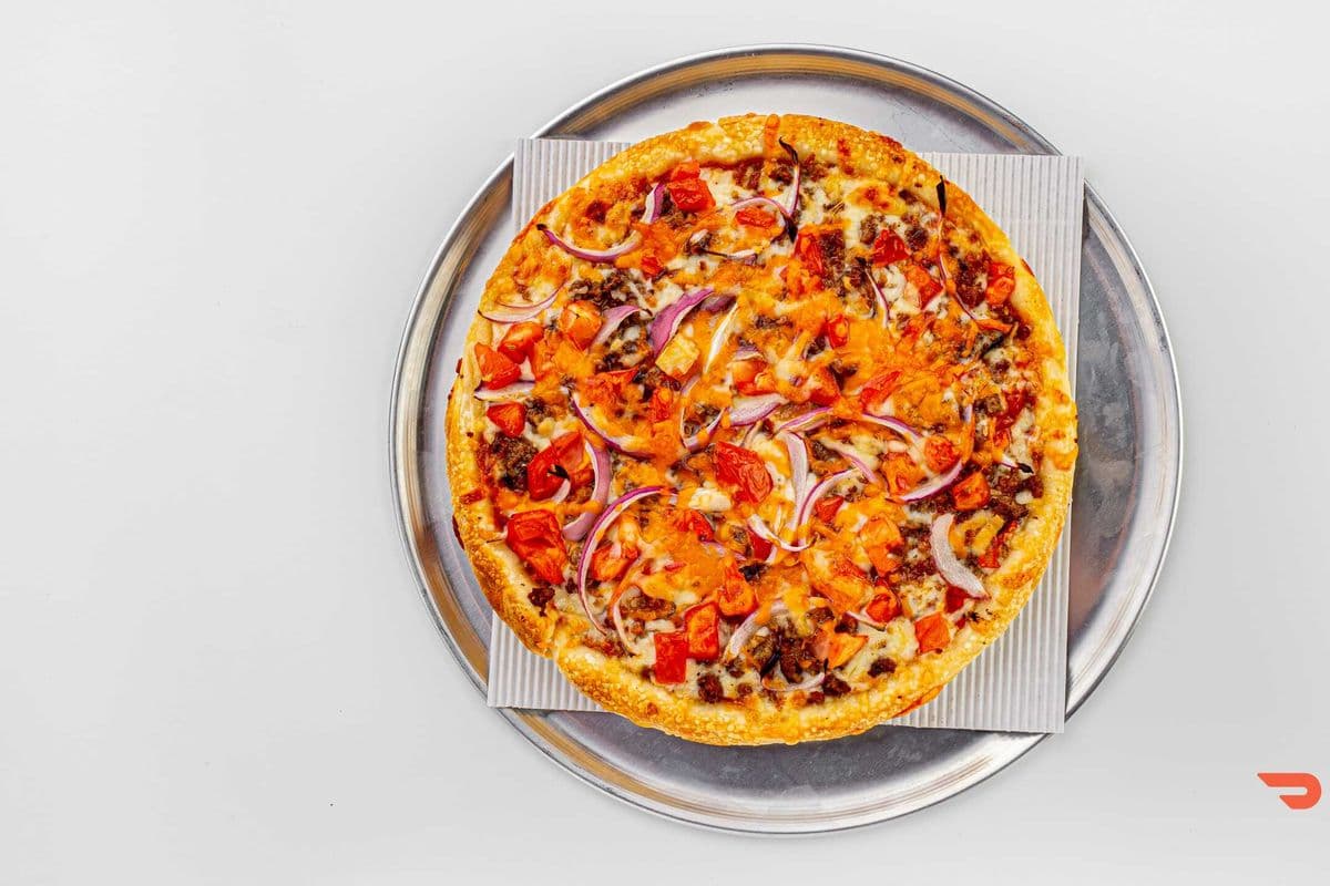 8" Small Bacon Cheeseburger Pizza