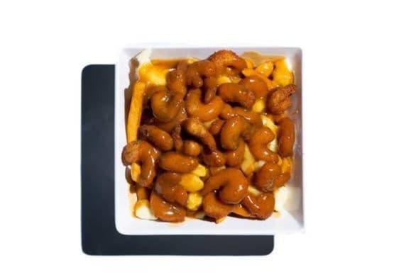 Poutine aux Crevettes Popcorn/Popcorn Shrimp Poutine