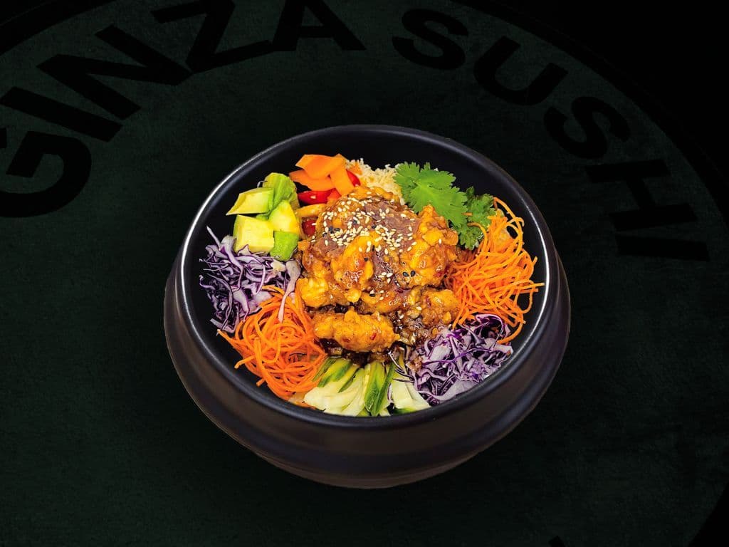 Poke Bowl Poulet Général Tao