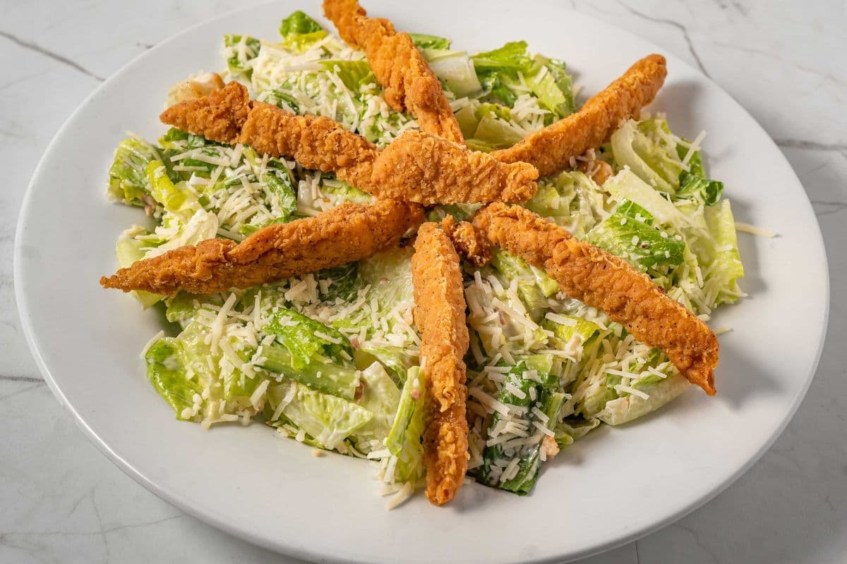 Crispy Chicken Caesar Salad