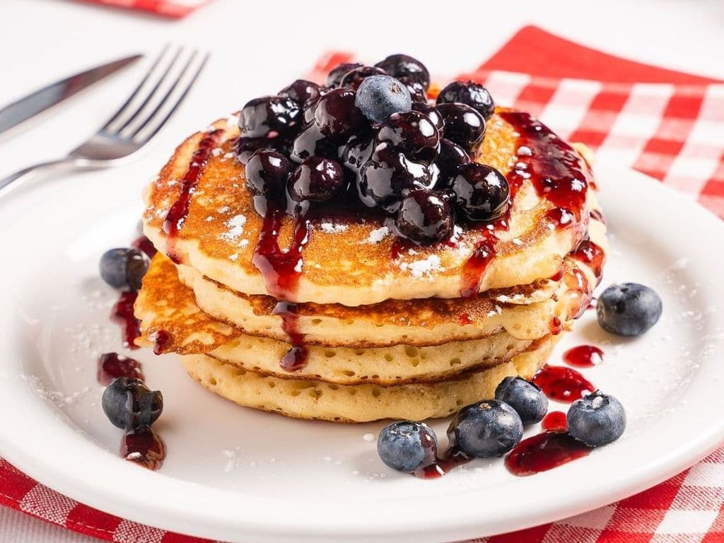 Blueberry Pancakes*