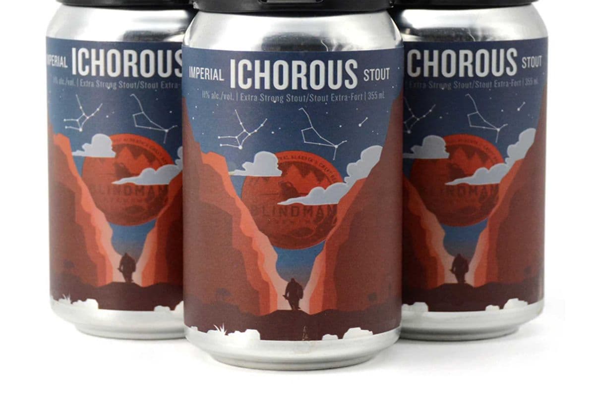 Blindman - Ichorous Stout (4 Cans) (4 x 355ml) (4 x 355 ML)