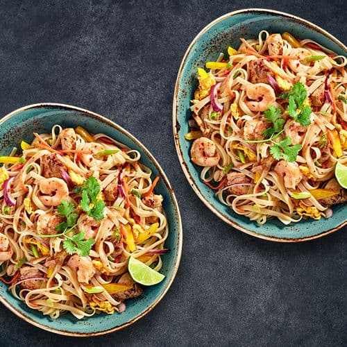 Mile Size Thai Basil Noodles
