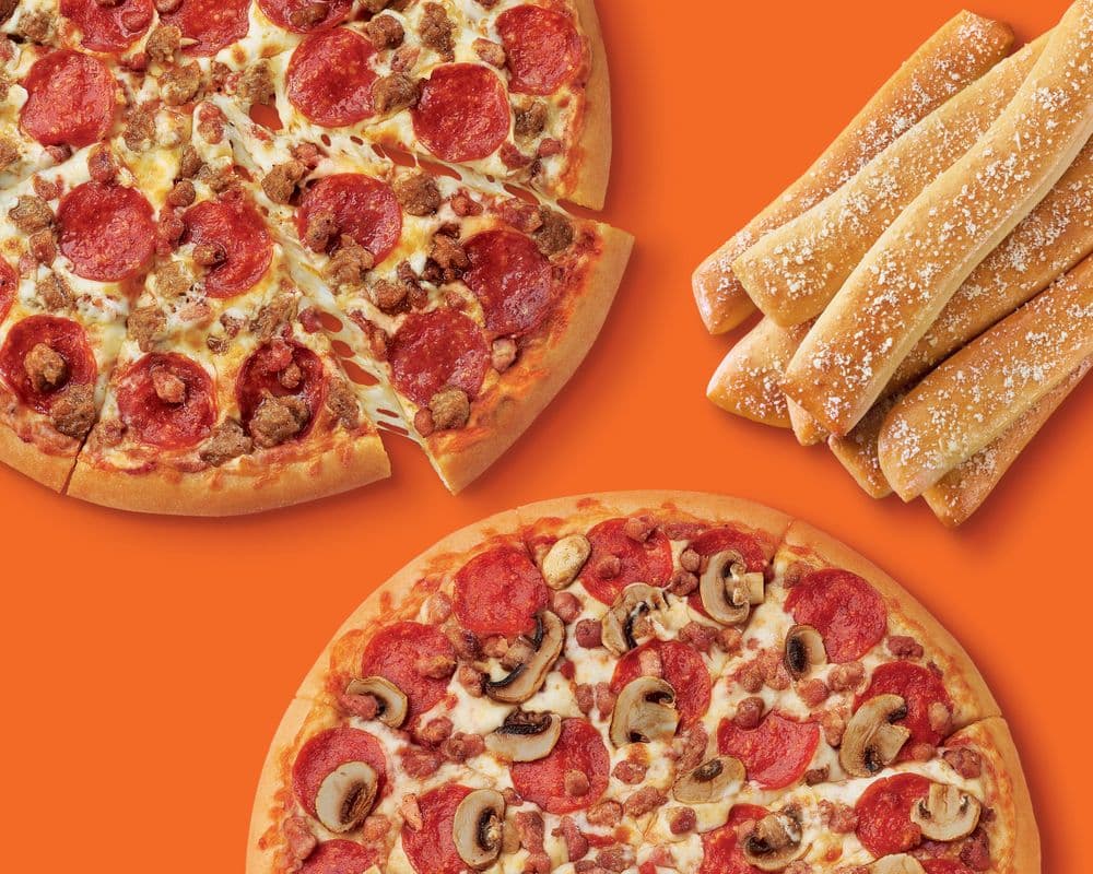 Large Bundle 3 - Two Large 14" Pizzas and Crazy Bread®