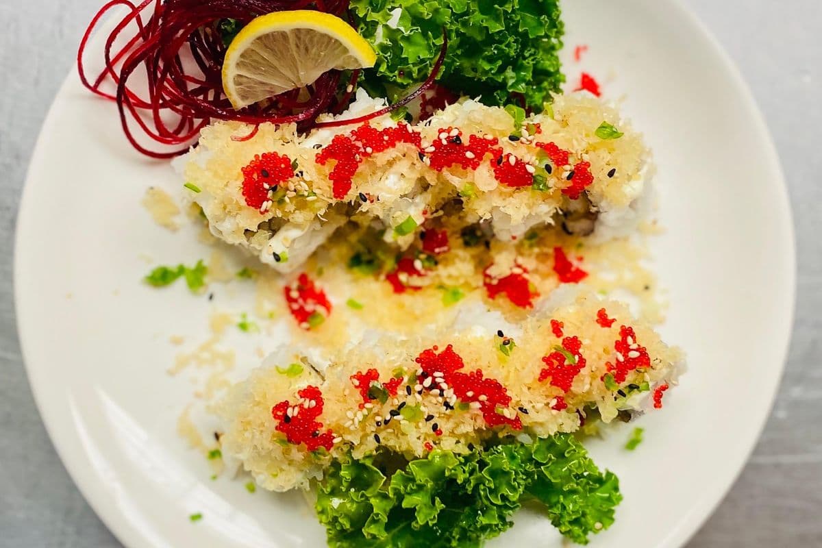 Crispy Garlic Fish Roll