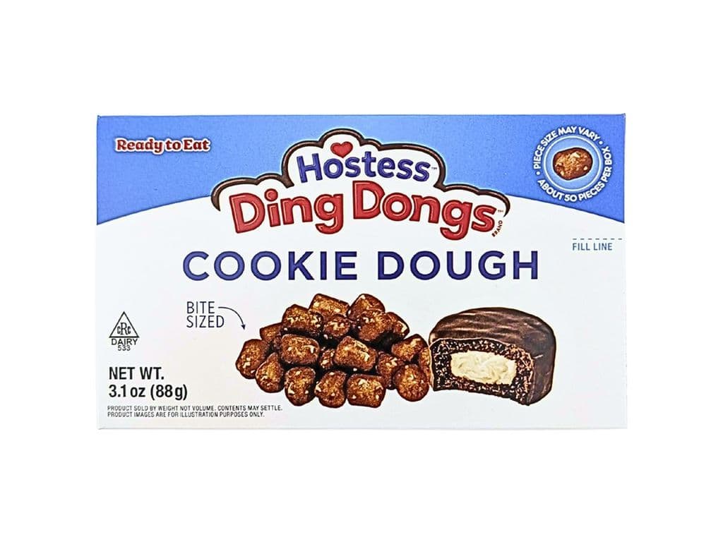 Hostess Ding Dongs Chocolate Cookie Dough Bites 88g Theatre Box