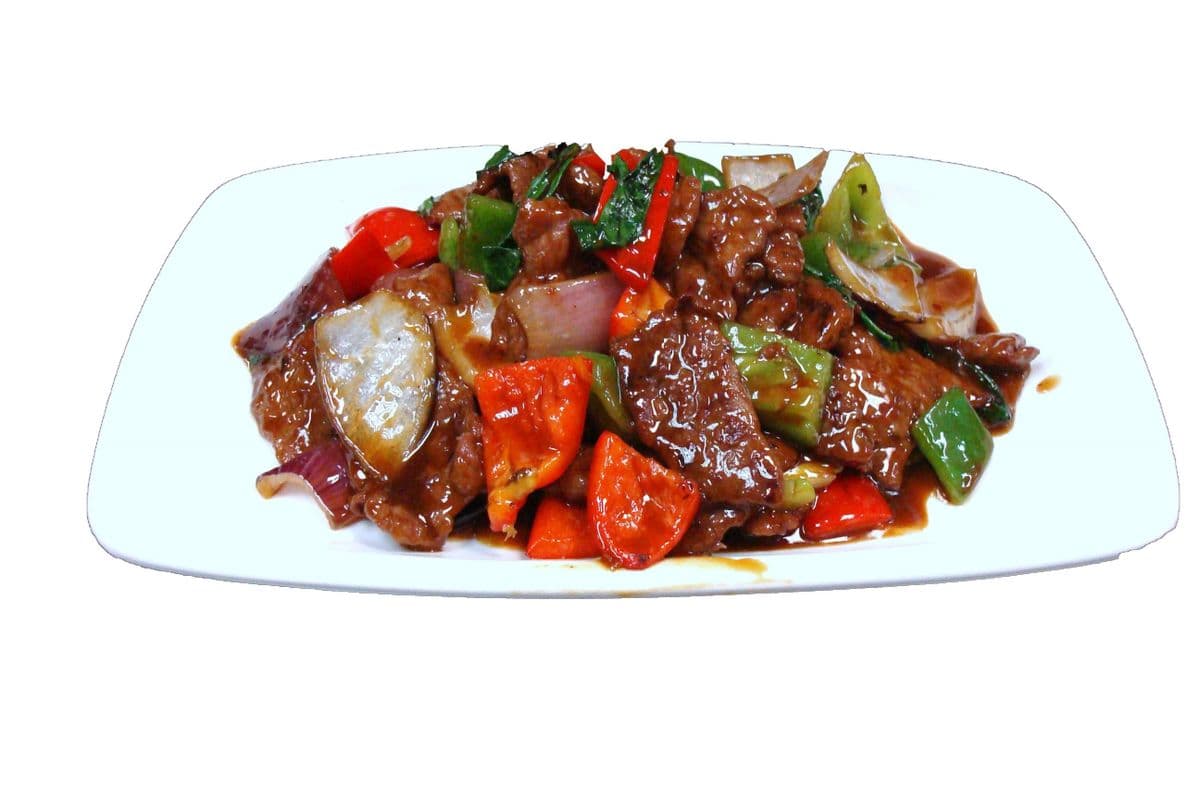 250. Spicy Basil Beef 香辣九層塔炒牛肉