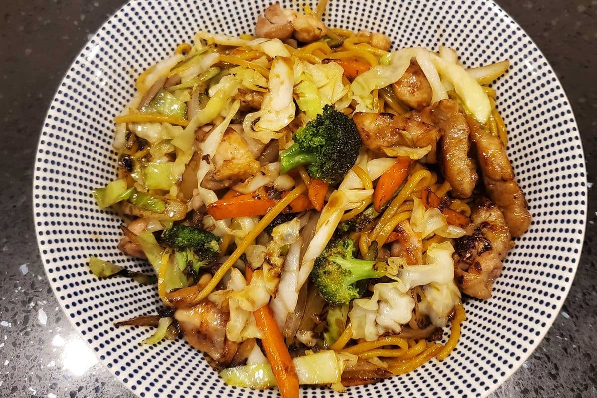 Chicken Yakisoba