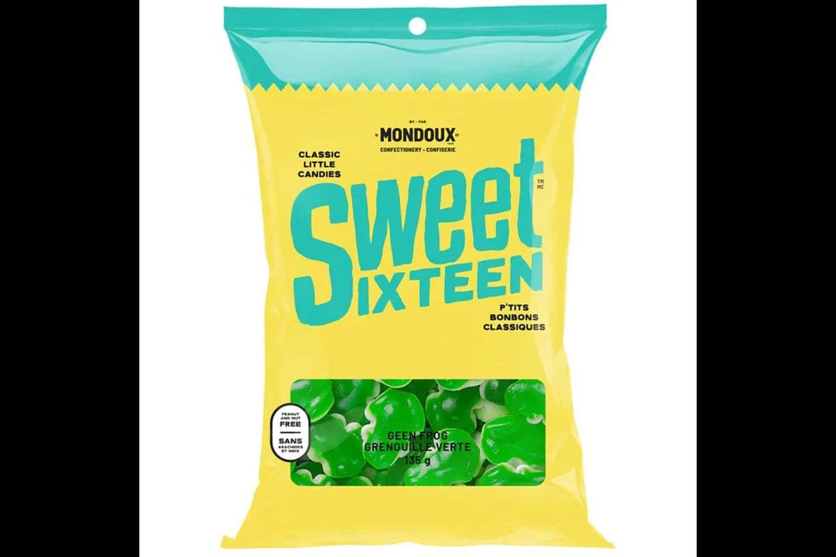 Sweet Sixteen Green Frog 135g