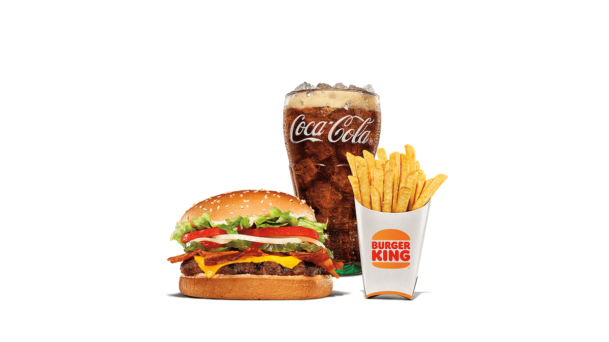 Whopper® with Bacon and Cheese Medium Combo