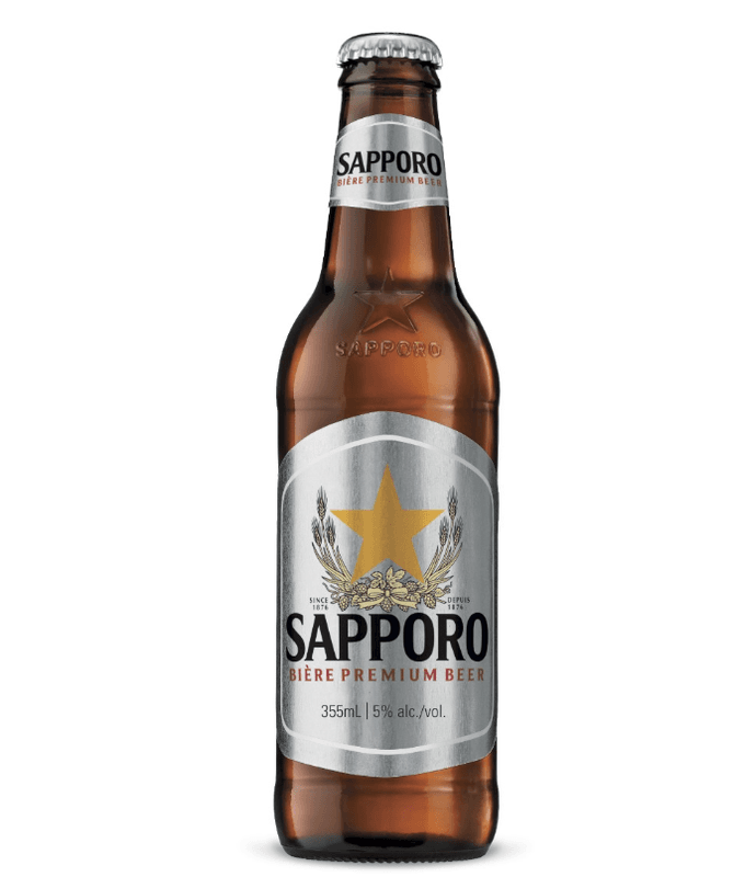 Sapporo Premium Beer, Bottle Beer (355ml) (5.0% ABV)