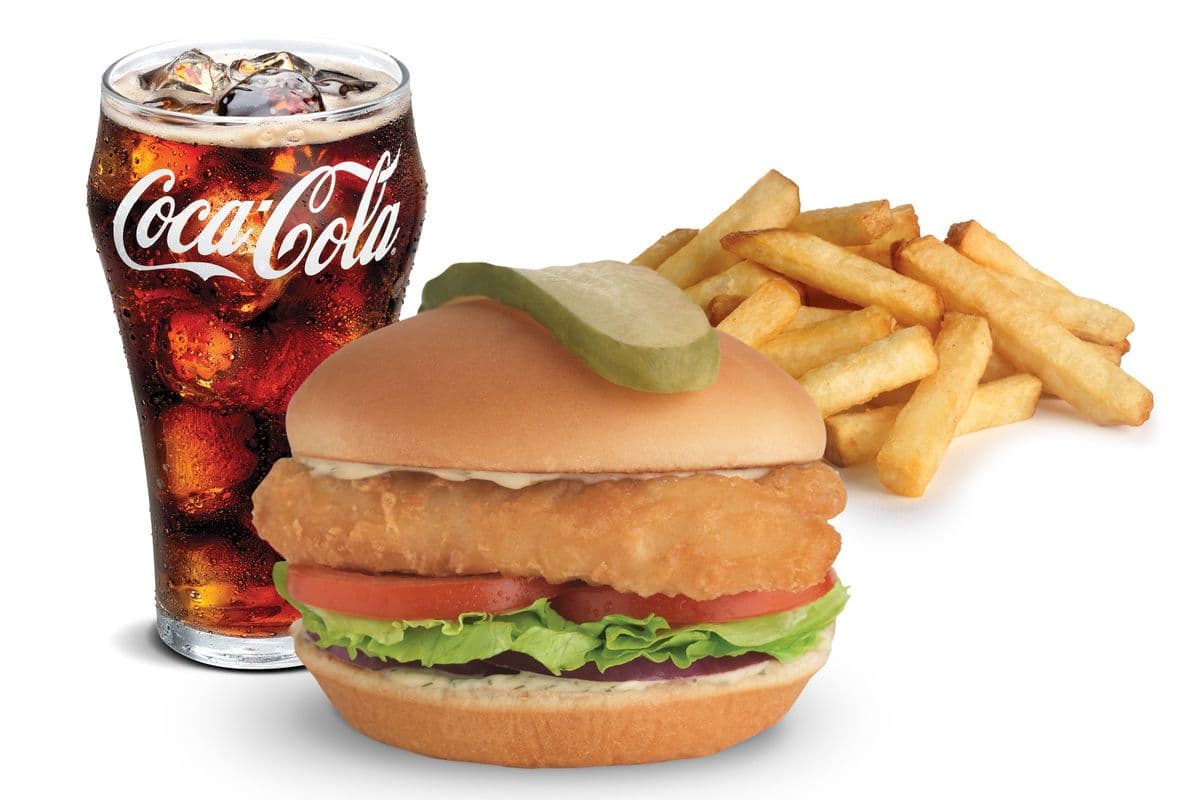 Crispy Cod Burger Combo