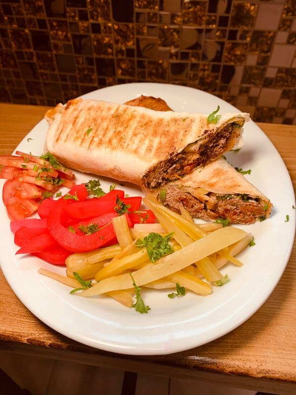 A. Chicken Kebab (Shish Tawook) Wrap