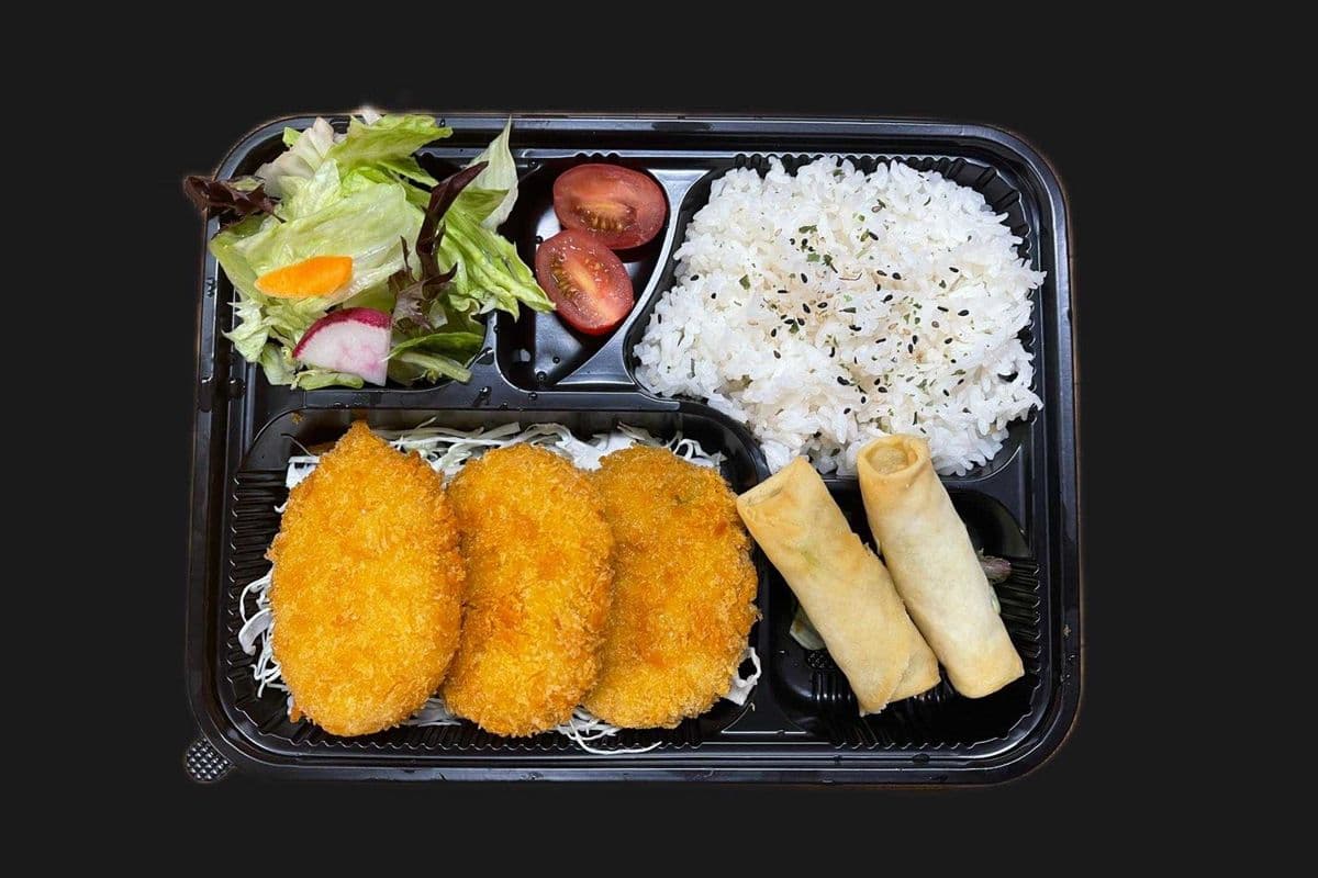 Vegetable Potato Croquettes Bento