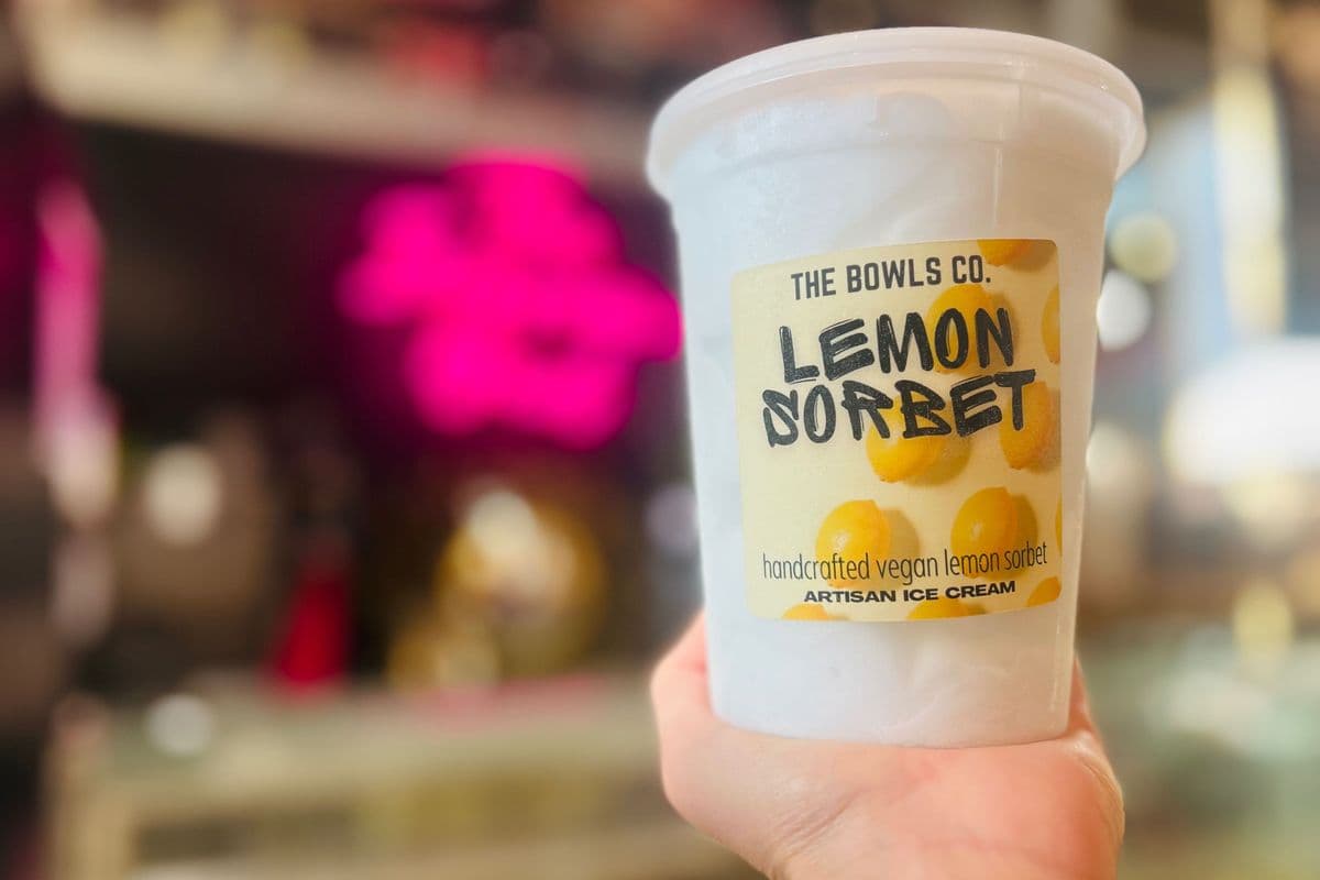 Lemon Sorbet (Vegan)