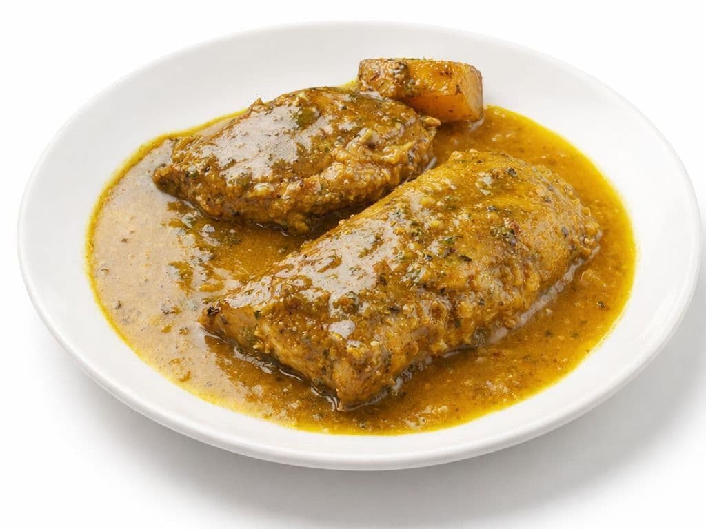 Portion Curry Fish