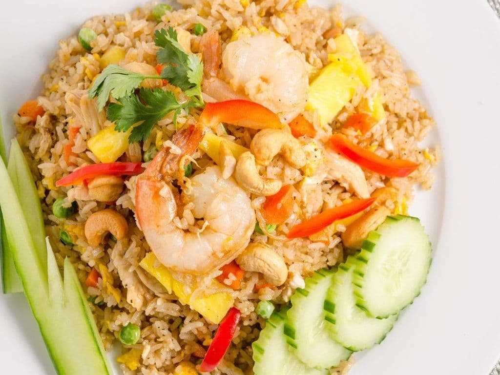 Pineapple Fried Rice Shrimp