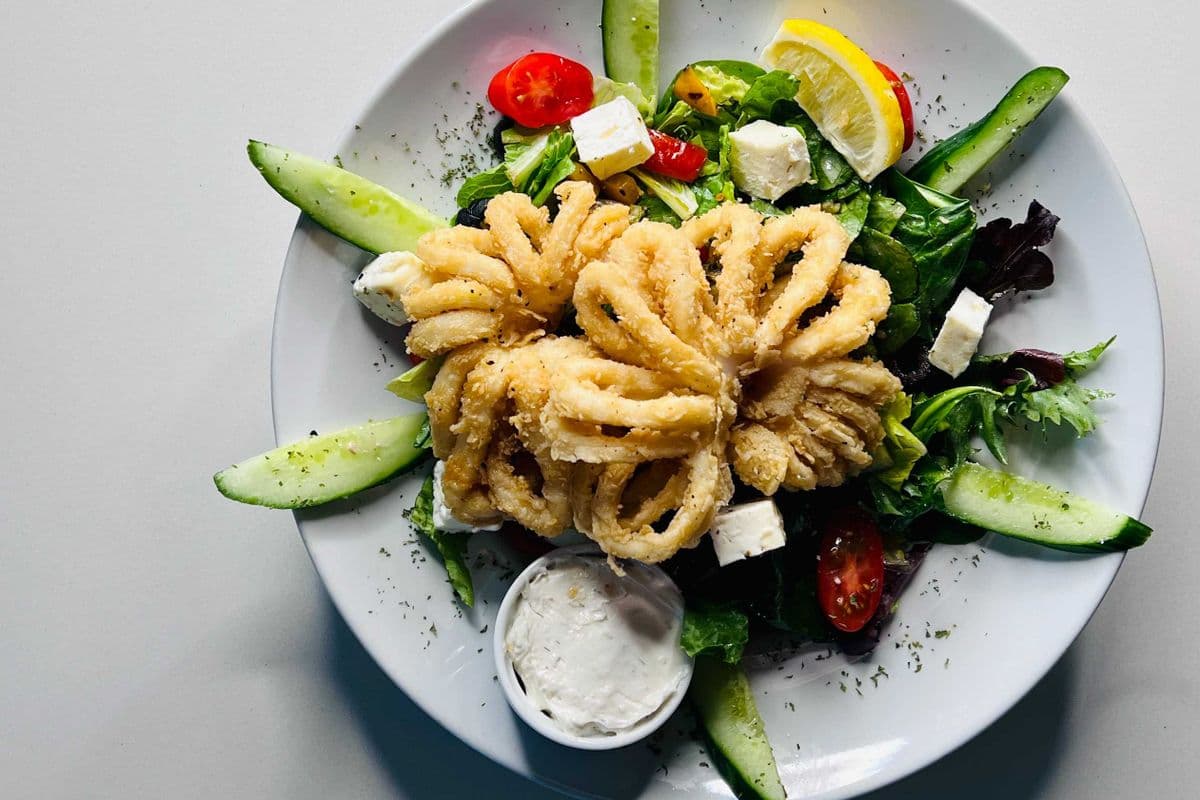Calamari Fritti Salad