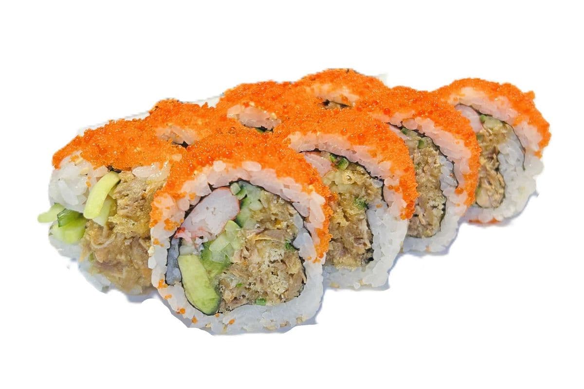 Sunshine Roll (Fish Roe on top)