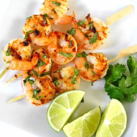 36. Prawn Brochettes (2 pcs)