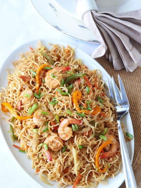 Shrimp Hakka Noodles