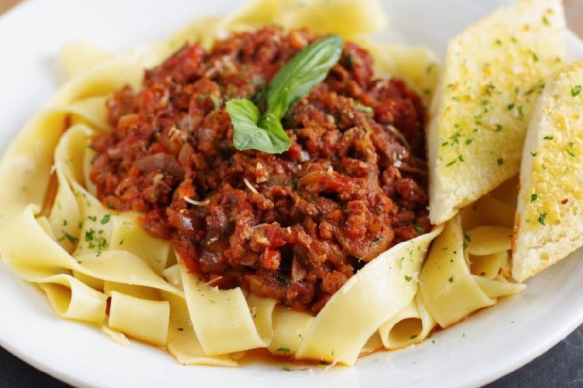 $15 Lunch Deal - Bistro High End Pappardelle Bolognese