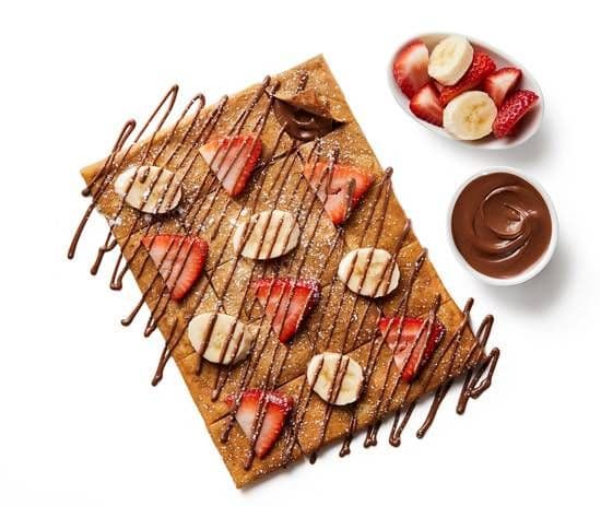 Strawberries & Bananas Crepe / Crêpe Fraises & Bananes