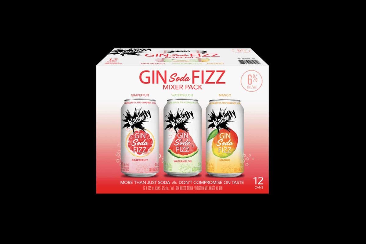 BLACK FLY GIN FIZZ 2.0 (1 x 12*355ML)