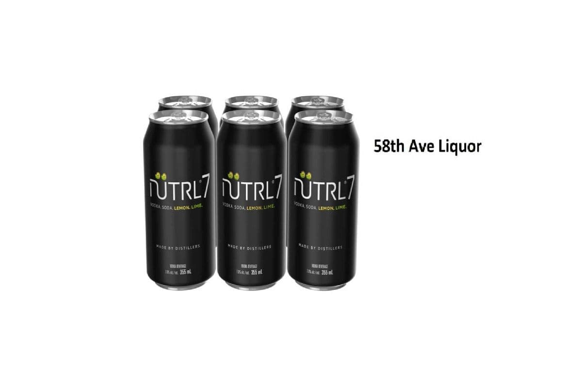 NUTRL 7% LEMON LIME CANS (1 x 6x355ML)