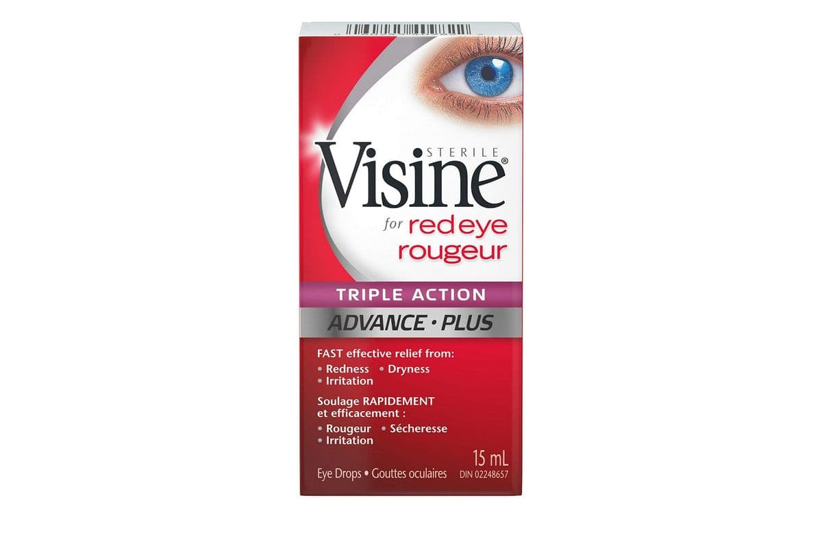 Visine Triple Action Red Eye Drops (15 ml)