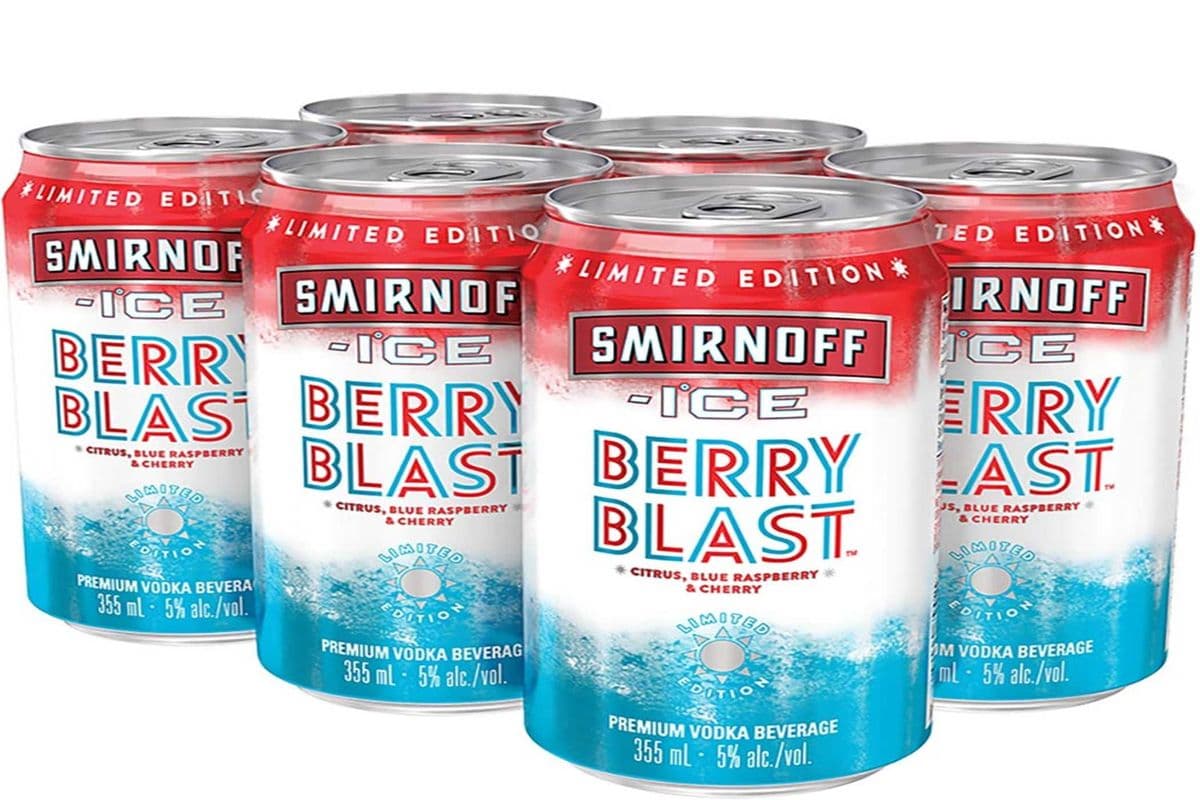 SMIRNOFF ICE BERRY BLAST 6 CANS (6 x 355 ML)