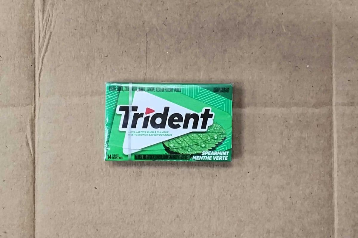 Trident Spearmint 14 stripes