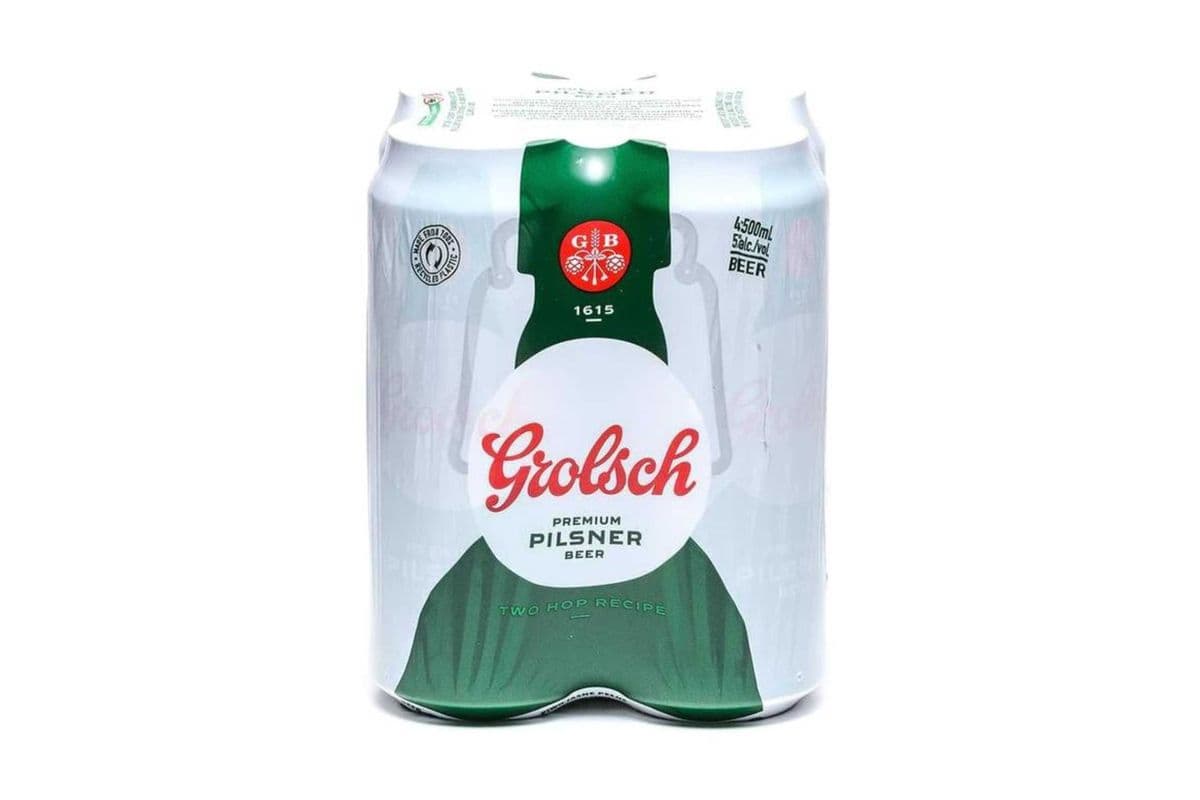 Grolsch Pilsner (4 Cans) (1 x 4x473ML)