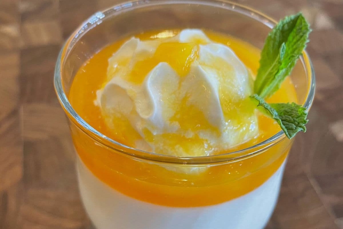 Kokoro Original - Panna Cotta with Mango Sauce (5 oz)