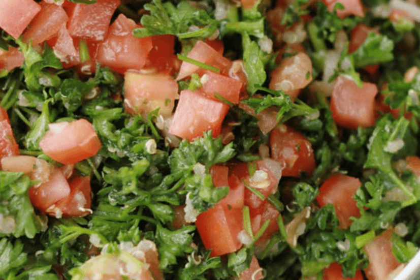 Tabouli salad.