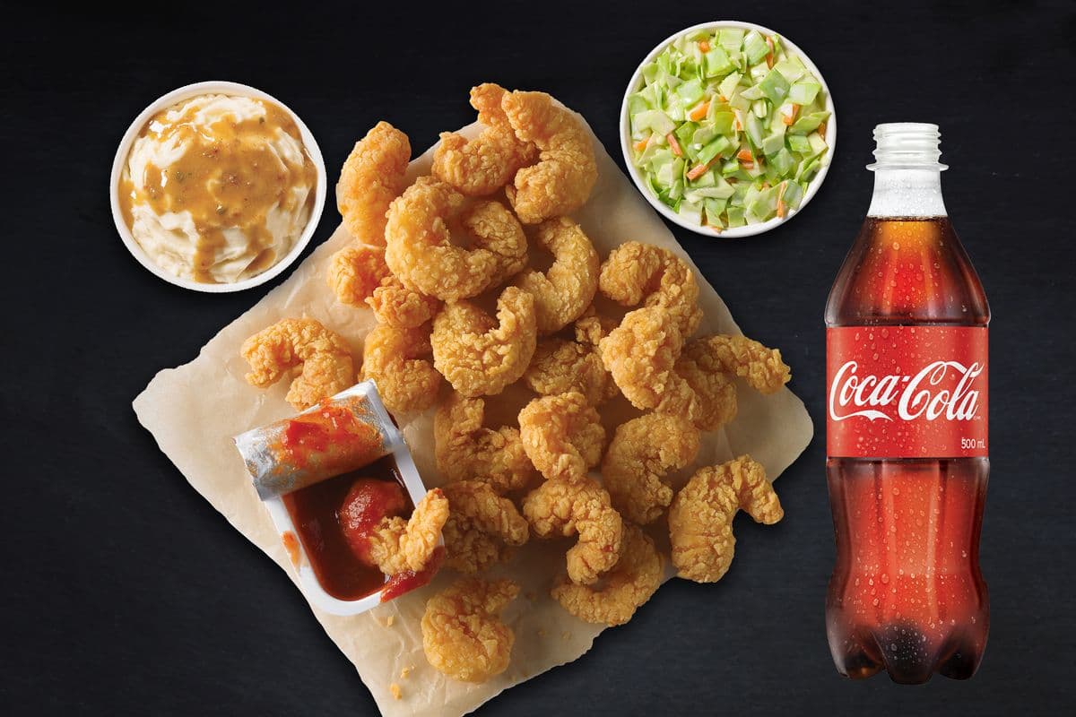 1/4 Pound Popcorn Shrimp Platter