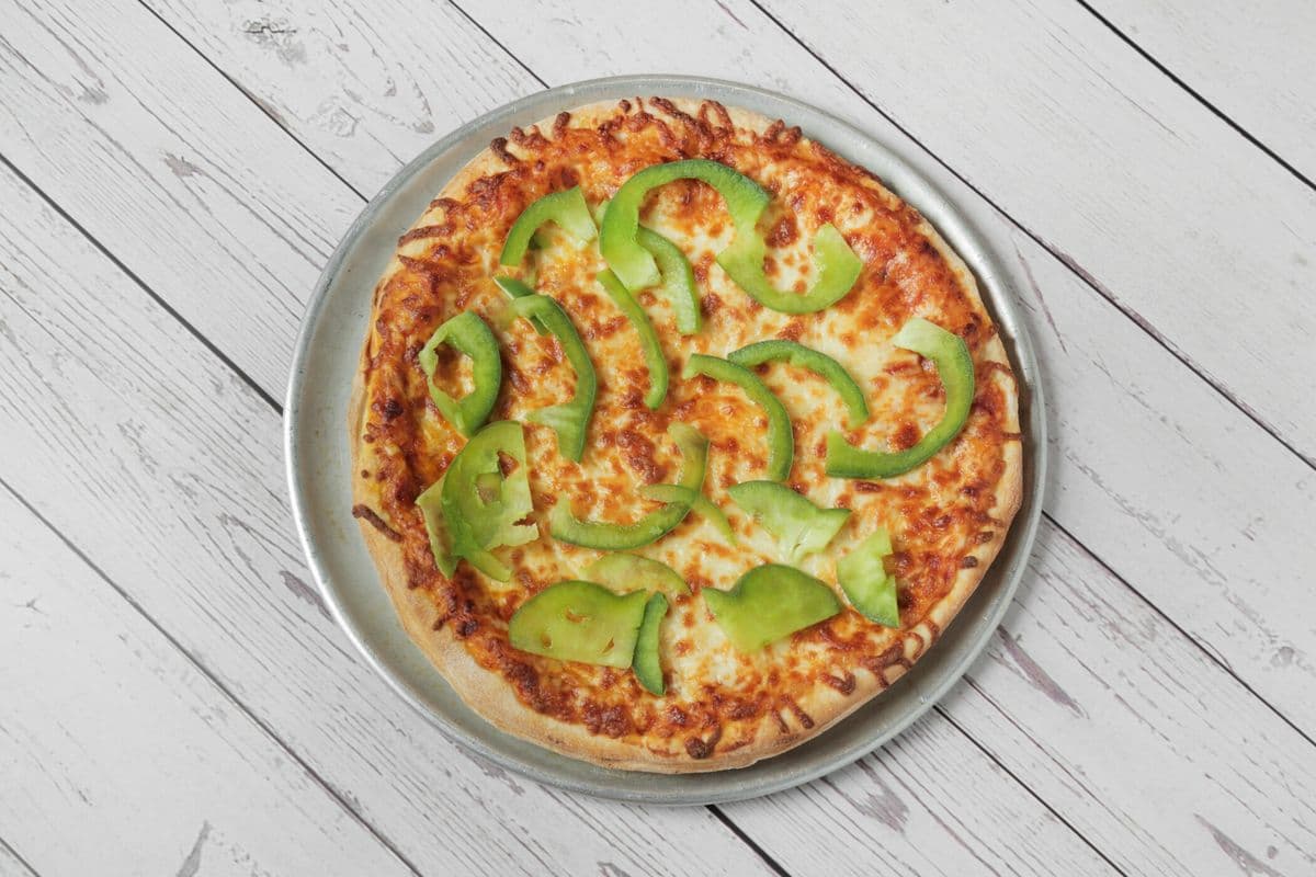 Petite pizza piments verts / Small Green Peppers Pizza